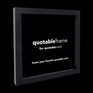 FR01 quotable black frame (ea)