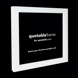 FR02 quotable white frame (ea)