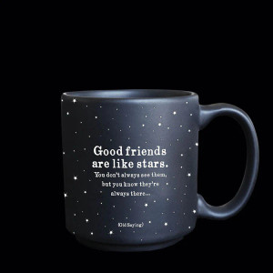 E175 mini mug - good friends stars (ea)