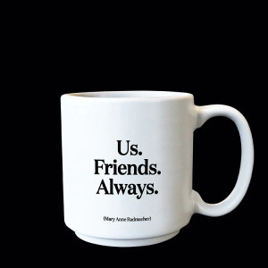 E252 mini mug - us. friends. always (ea)
