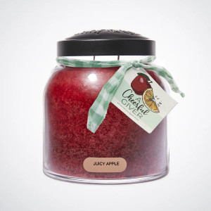 JP 8-34OZ-LARGE KEEPERS OF THE LIGHT JAR CANDLE Juicy Apple