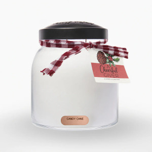 JP 184-34OZ-LARGE KEEPERS OF THE LIGHT JAR CANDLE Candy Cane