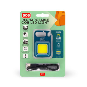RECHARGEABLE COB LED LIGHT - SOS RECHARGEABLE COB LED LIGHT