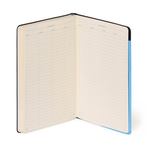 LINED NOTEBOOK - MY NOTEBOOK - LARGE - RETRO BLUE