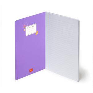 LINED NOTEBOOK - QUADERNO - LARGE - FLOWERS