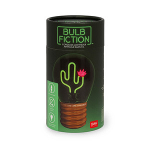 LIGHTBULB-SHAPED TABLE LAMP - BULB FICTION - CACTUS