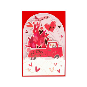POP-UP CARD - POP-UP GREETING CARD - LOVE CART