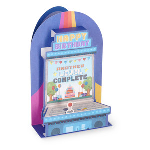 POP-UP CARD - POP-UP GREETING CARD - ARCADE GAME