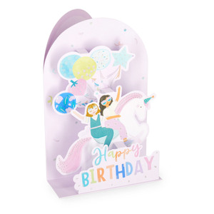 POP-UP CARD - POP-UP GREETING CARD - UNICORN