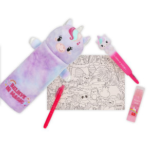 PLUSH PENCIL CASE - UNICORN