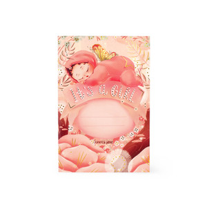SCRATCH REVEAL GREETING CARD - SCRATCH OFF CARD - IT'S A GIRL - GIRL
