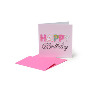 SMALL GREETING CARD - HB DONUT - DONUT