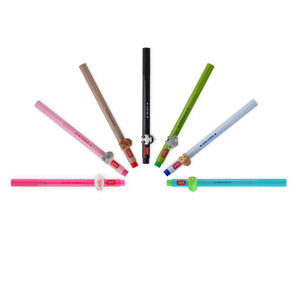 GEL PEN WITH ANIMAL DECORATION - LOVELY FRIENDS - UNICORN