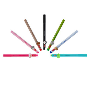 GEL PEN WITH ANIMAL DECORATION - LOVELY FRIENDS - DINO