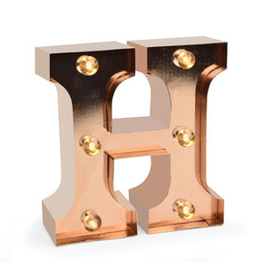 MINI DECORATIVE LIGHT - GOLD ROSE - H