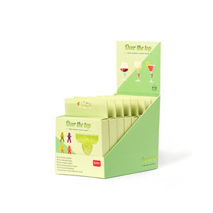 SET OF 6 DRINK MARKERS - OVER THE TOP