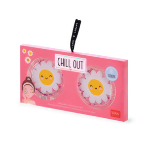 REUSABLE COOLING EYE PADS - CHILL OUT - DAISY