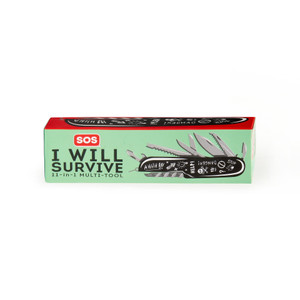 11-IN-1 MULTI-TOOL KNIFE - SOS I WILL SURVIVE