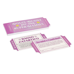 BOOK OF 24 VOUCHERS - GIFT VOUCHER - IT - MOM