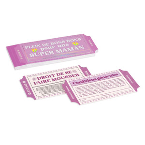 BOOK OF 24 VOUCHERS - GIFT VOUCHER - FR - MOM
