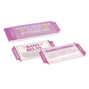 BOOK OF 24 VOUCHERS - GIFT VOUCHER - ES - MOM
