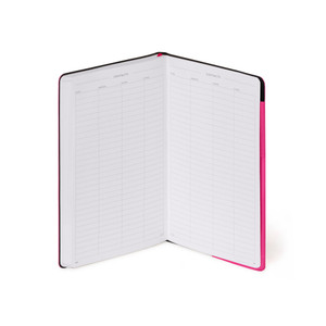 DOTTED NOTEBOOK - MY NOTEBOOK - MEDIUM - RASPBERRY