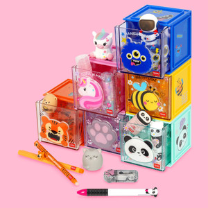 ADJUSTABLE DESK ORGANISER - CUTIE CUBE - MONSTER