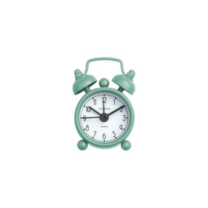 ALARM CLOCK - MINI TICK TOCK - VINTAGE GREEN