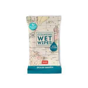 10 CLEANSING WIPES - SOS CLEANSING WET WIPES - TRAVEL