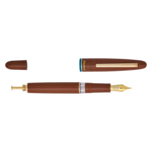 Back to the Lands Estie Fountain Pen / Incredible Rock / Gold Trim / Piston Filler - EF, F, M, B, Stub Back to the Lands Estie Fountain Pen / Incredible Rock / Gold Trim / Piston Filler - EF, F, M, B, Stub
