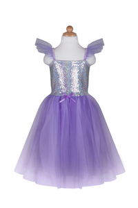 Sequins Princess Dress, Lilac, SIZE US 3-4