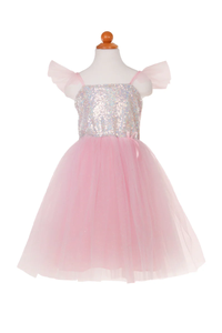 Sequins Princess Dress, Pink, SIZE US 3-4