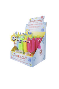 Mighty Monster Pens (24 pcs), 6 styles assorted
