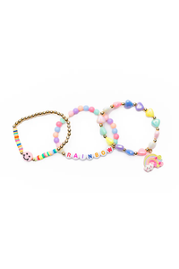 Rainbow Smiles Bracelet Set (3 pcs)