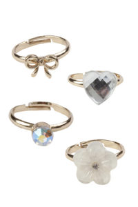 Sassy Rings (24 pcs), 4 styles assorted