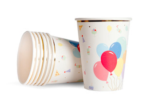 Cups - Happy Birthday (8 pcs)