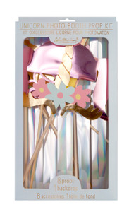 Photo Booth Prop Set - Unicorn (8 pcs)