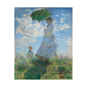 Claude Monet: Woman with a Parasol Notecard
