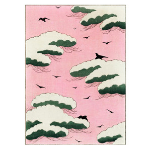 Watanabe Seitei (Shōtei): Pink Sky Postcard