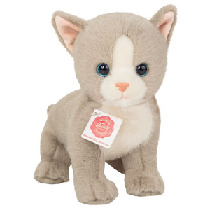 Hermann Teddy Baby cat grey 24 cm
