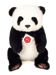 Hermann Teddy Panda sitting 28 cm