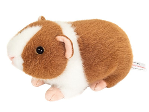 Hermann Teddy Guinea Pig light-brow/ white 19 cm