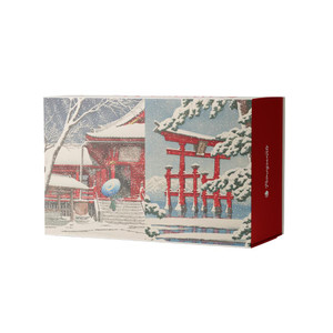 Kawase Hasui: Snowfall 120-Piece Double-Sided Jigsaw Puzzle Set