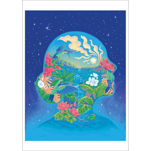 Alejandra Peñaloza: I Am Radiant Vitality Notecard