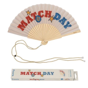 Hand fan "match day"