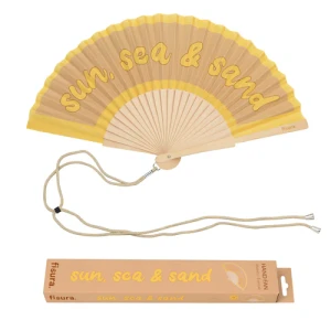 Hand fan "sun, sea & sand"