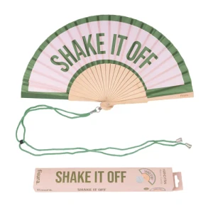 Hand fan "shake it off"