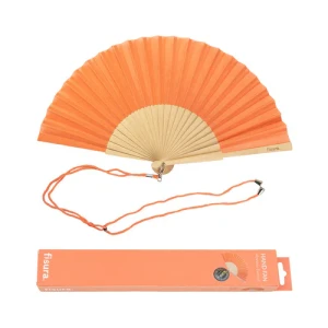 Hand fan Peach