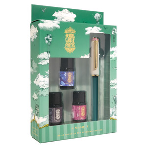 The Masque Pen & Ink Set | Teal - Fine