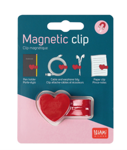 MAGNETIC CLIP - HEART  Pack of 6